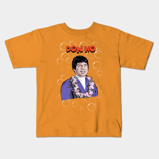 Don Ho Kids T-Shirt by FanboyMuseum